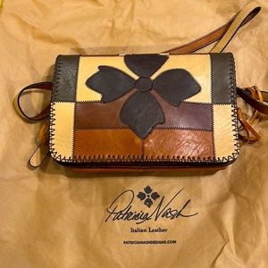New Patricia Nash Patchwork Shoulder Bag